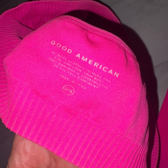 Good American Pink Sports Bra and Leggings Set - Picture 6 of 8